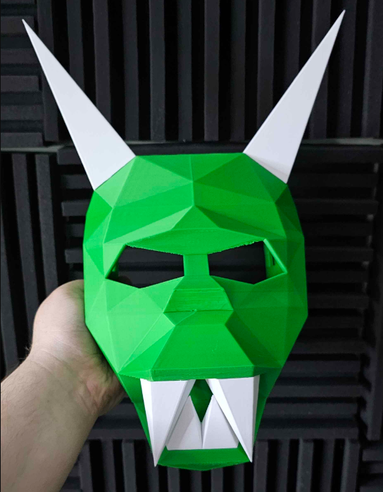 Hallowe'en Mask Wall Lamp & Wearable Mask! (NO H'ween Shipping Left) - LIMITED